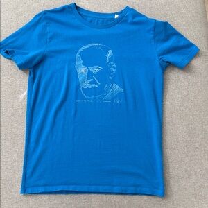 Vintage Freud Museum London Graphic Tee – Blue – Size Small
